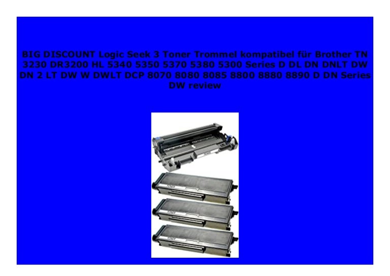 Best Buy Logic Seek 3 Toner Trommel Kompatibel F R Brother Tn 3230