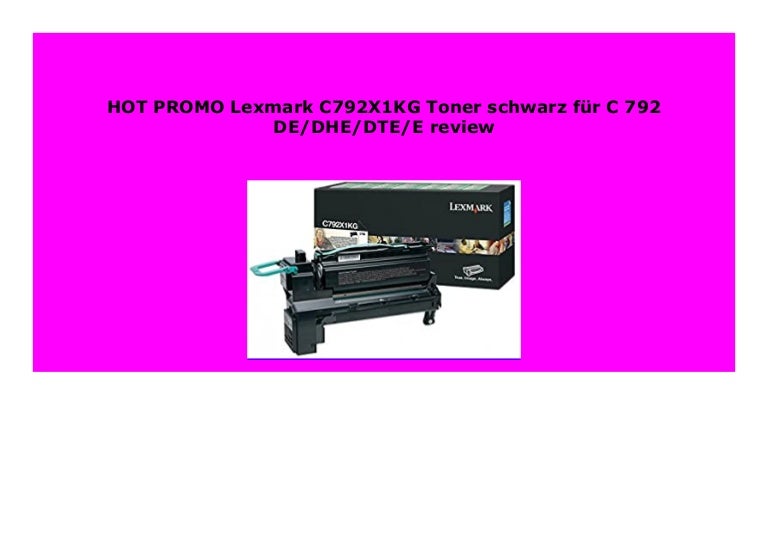 lexmark 792de