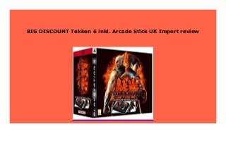 Best Price Tekken 6 inkl. Arcade Stick UK Import review 934