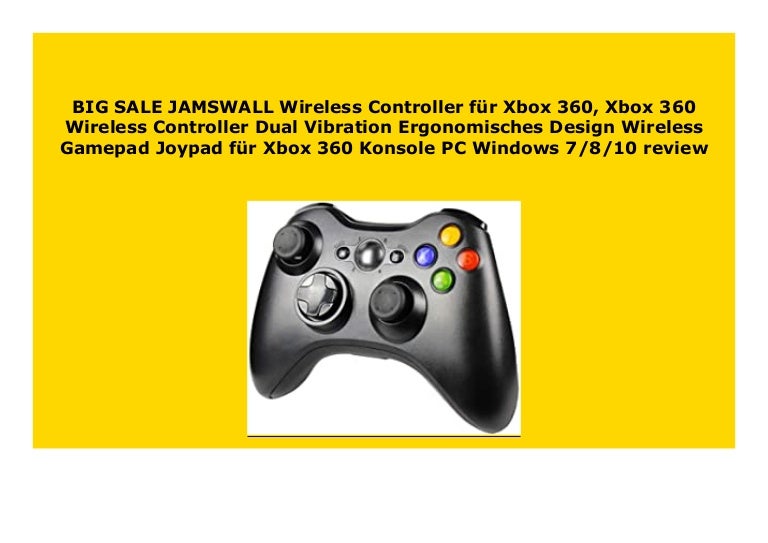 New Jamswall Wireless Controller F R Xbox 360 Xbox 360 Wireless Cont