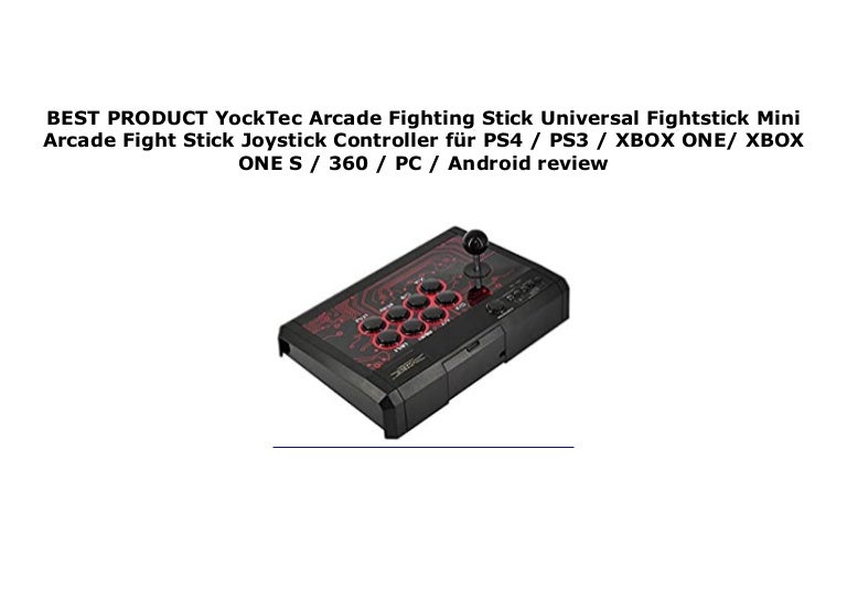 Best seller YockTec Arcade Fighting Stick Universal Fightstick Mini Au2026
