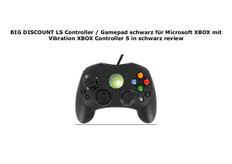 SELL LS Controller / Gamepad schwarz f r Microsoft XBOX mit Vibration…