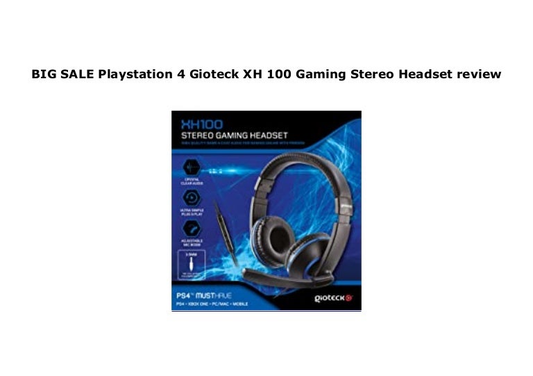 Bigben Stereo Gaming Headset v3 - Black (PS4 / PS Vita)(New) | Buy from  Pwned Games with confidence. | PS4 Accessories [new]