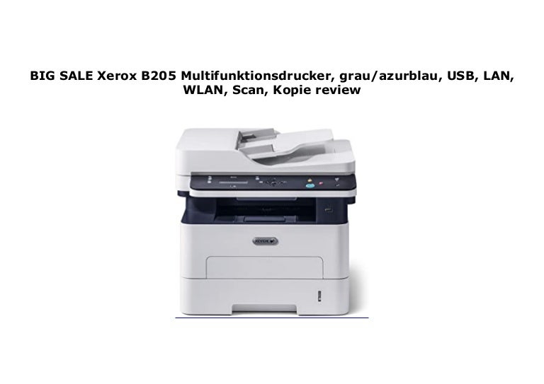 xerox b205 review