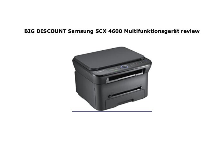 scx 4600 printer