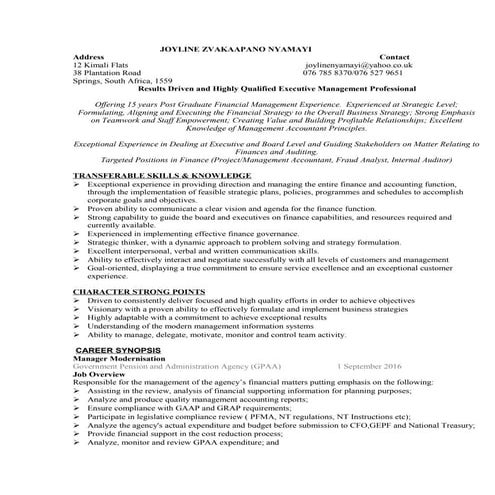 CV for Joyline.doc April 2015