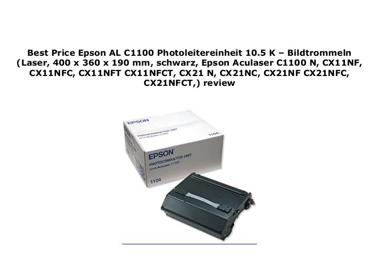 epson aculaser cx11nf photoconductor