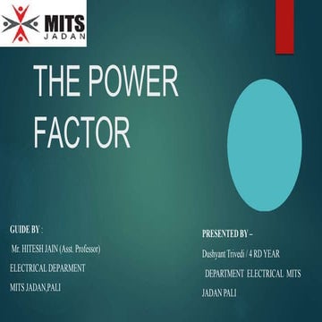 POWER FACTOR IMPROVE