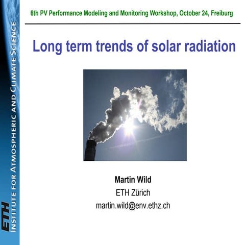 Long term trends of solar radiation | PDF
