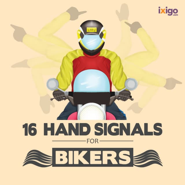 16 Hand Signals For Bikers