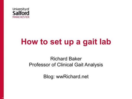 16 how to set up a gait lab (nov 2014)