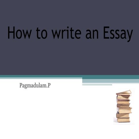 16 How To Write An Essay11 Pagaa