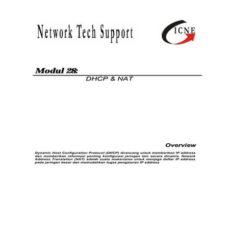 16module 28 dhcp-nat