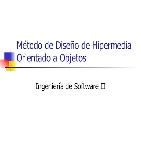 16 método de diseño de hipermedia orientado a objetos