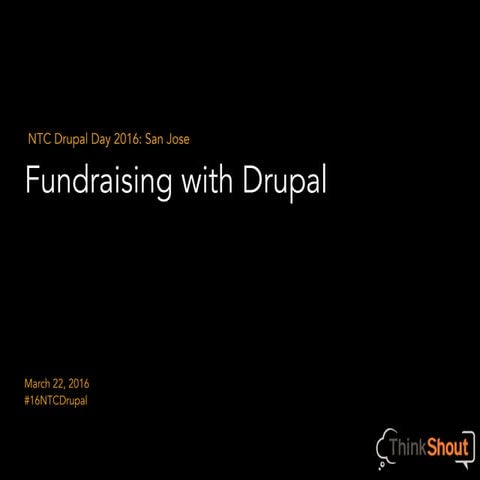 Fundraising with Drupal