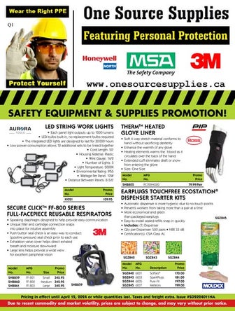 WINTER FLYER SPECIALS - 16 Pages full of  Industrial Safety Supplies: Q1 Issue