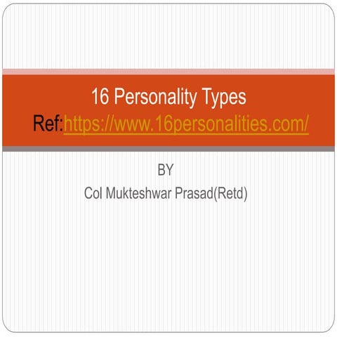 16  personality Types
