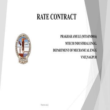 rate contract