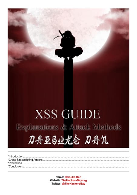 The Cross Site Scripting Guide