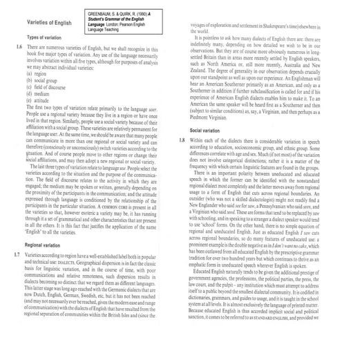 Varieties of English pdf