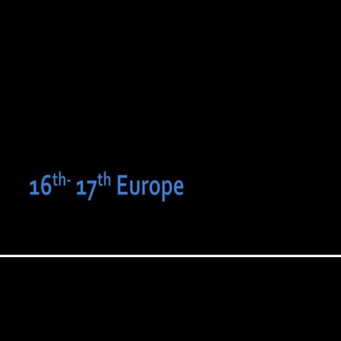 16th  17th century northern europe