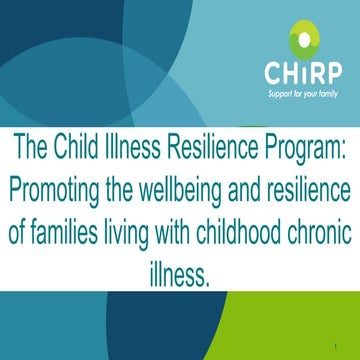 16th International Mental Health Conference - CHiRP