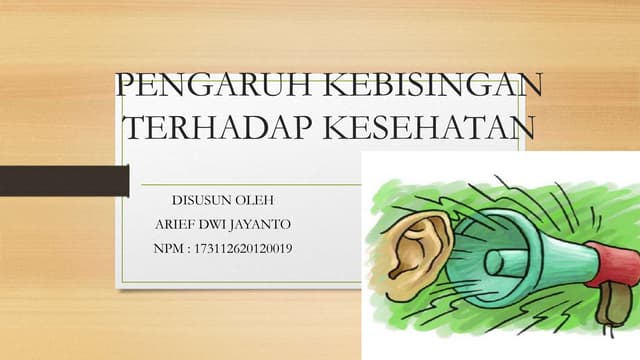 Pengaruh Kebisingan Terhadap Belajar: Studi Komprehensif dan Solusi Mitigasi