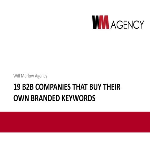 19 B2B Companies That Buy Their Own Branded Keywords