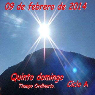 DOMINGO 5º DEL TIEMPO ORDINARIO. CI...