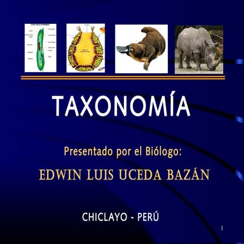taxonomía