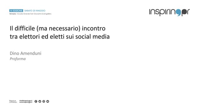 Il difficile (ma necessario) incontro tra elettori ed eletti sui social media