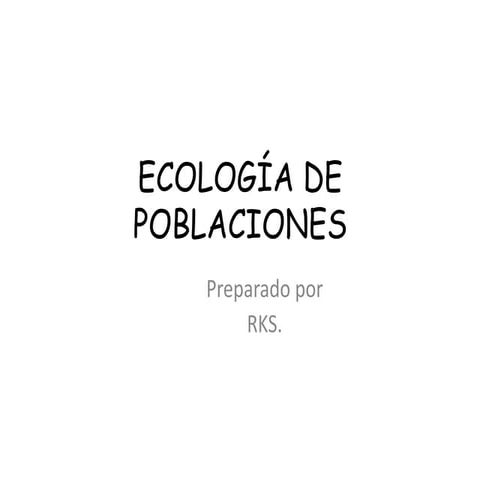 17. ecología de poblaciones