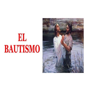 17. El bautismo; LA FE DE JESÚS