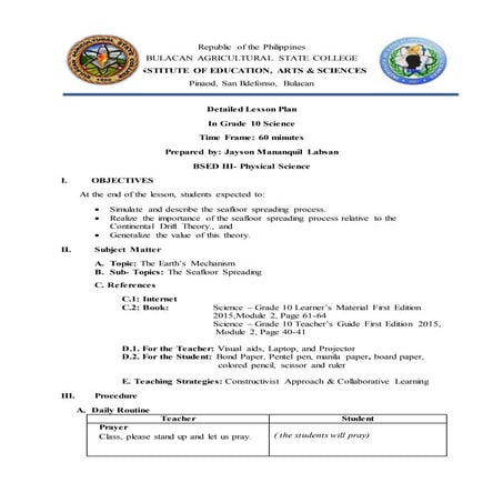 17. the seafloor spreading