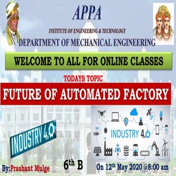 INDUSTRY 4.0 -PRASHANT MULGE