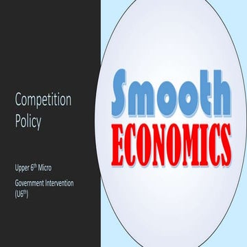 Competition Policy