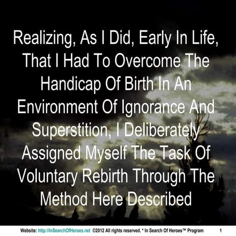 Napoleon Hill's Think and Grow Rich Sixth Sense Part 2