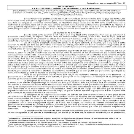 la motivation-condition de la réussite