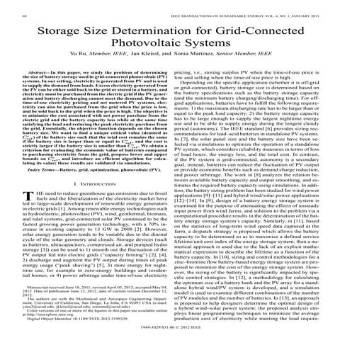 17 storage size determination for grid-connected