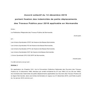 IDCC 2604 accord collectif sur IPD ...