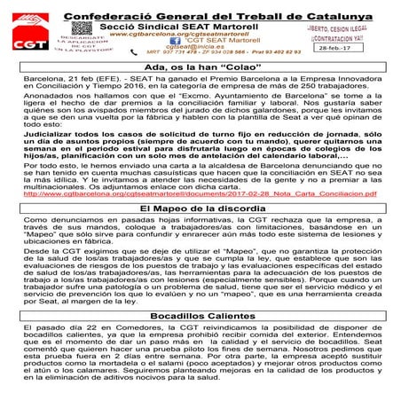 HOJA INFORMATIVA CGT 170228