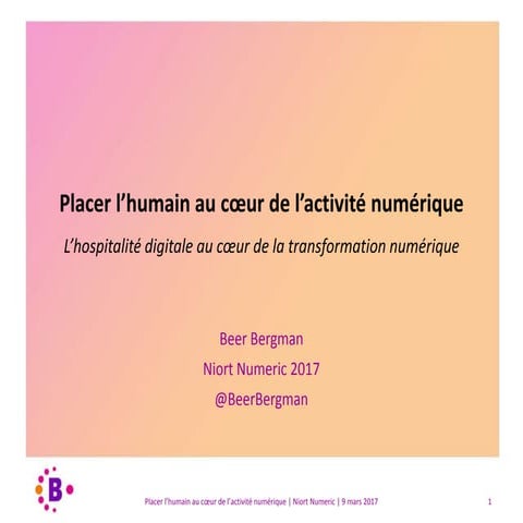 Placer l'humain au coeur de la transformation numérique de l'entreprise