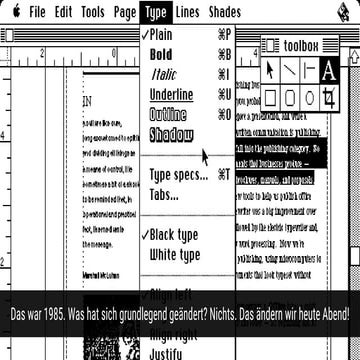 Desktop Publishing war 1985. Jetzt geht mehr!