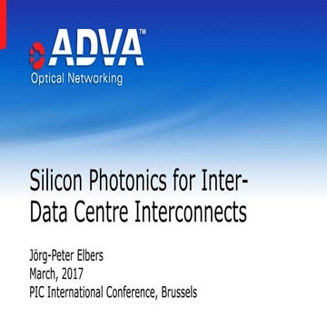 Silicon Photonics for Inter-Data Center Interconnects
