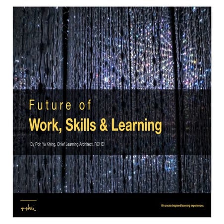 Future of Work, Skills and Learning - talk at HR Summit 2017