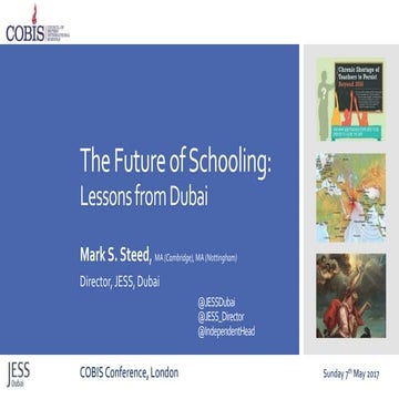 The Future of Schooling - Lessons from Dubai