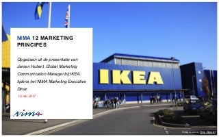 12 Marketing principes van Jeroen Hubert van IKEA uit de NIMA Marketing Executive Diner