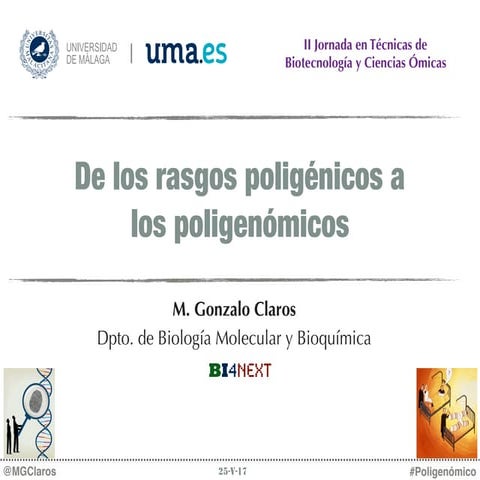 De los rasgos poligénicos a los poligenómicos 250517
