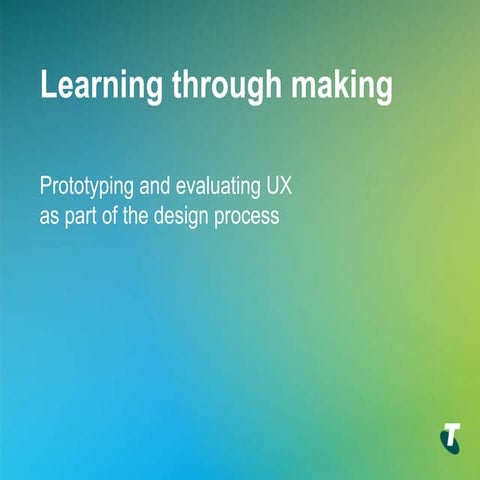 Learning through making