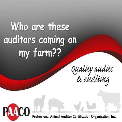 Collette Kaster - Who Are These Auditors Coming on My Farm? - PORK ...